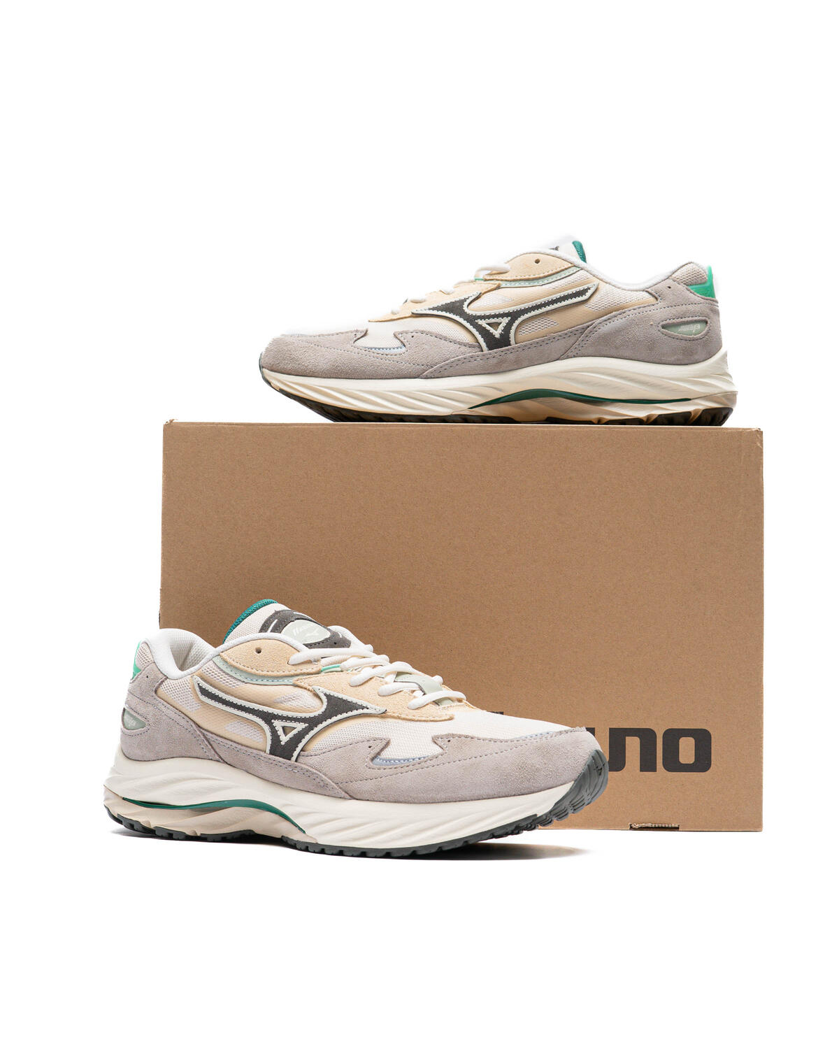 Mizuno Wave Rider Beige - Image 12