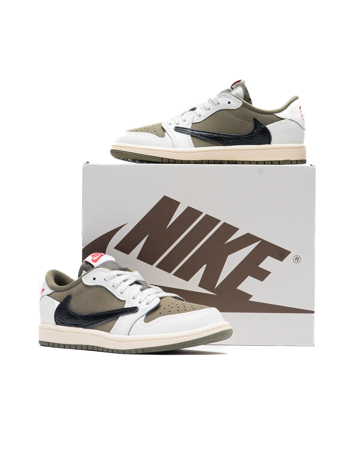 Jordan x Travis Scott Air Jordan 1 Low 'Medium Olive' (PS) - Image 20
