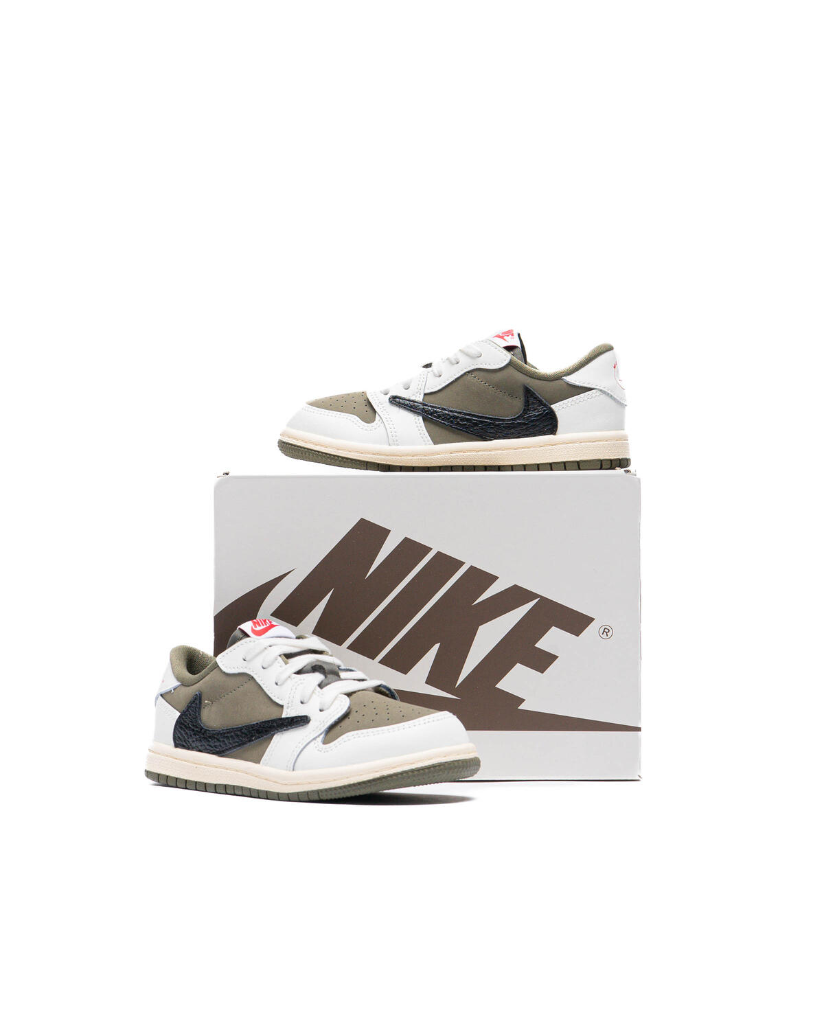 Travis Scott Air Jordan 1 Low (TD) Sneakers Medium Olive - Image 20