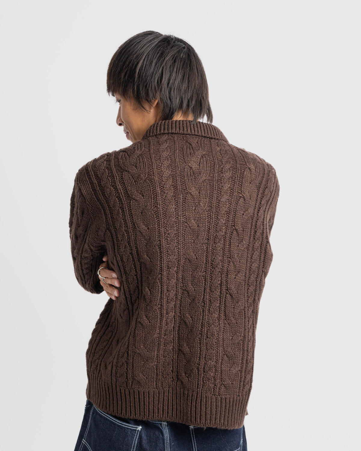 Obey Ezra zip up cardigan - Image 6