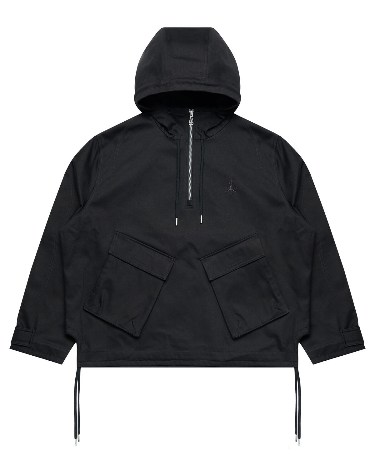 Jordan Travis Scott Half-Zip Jacket Black - Image 7