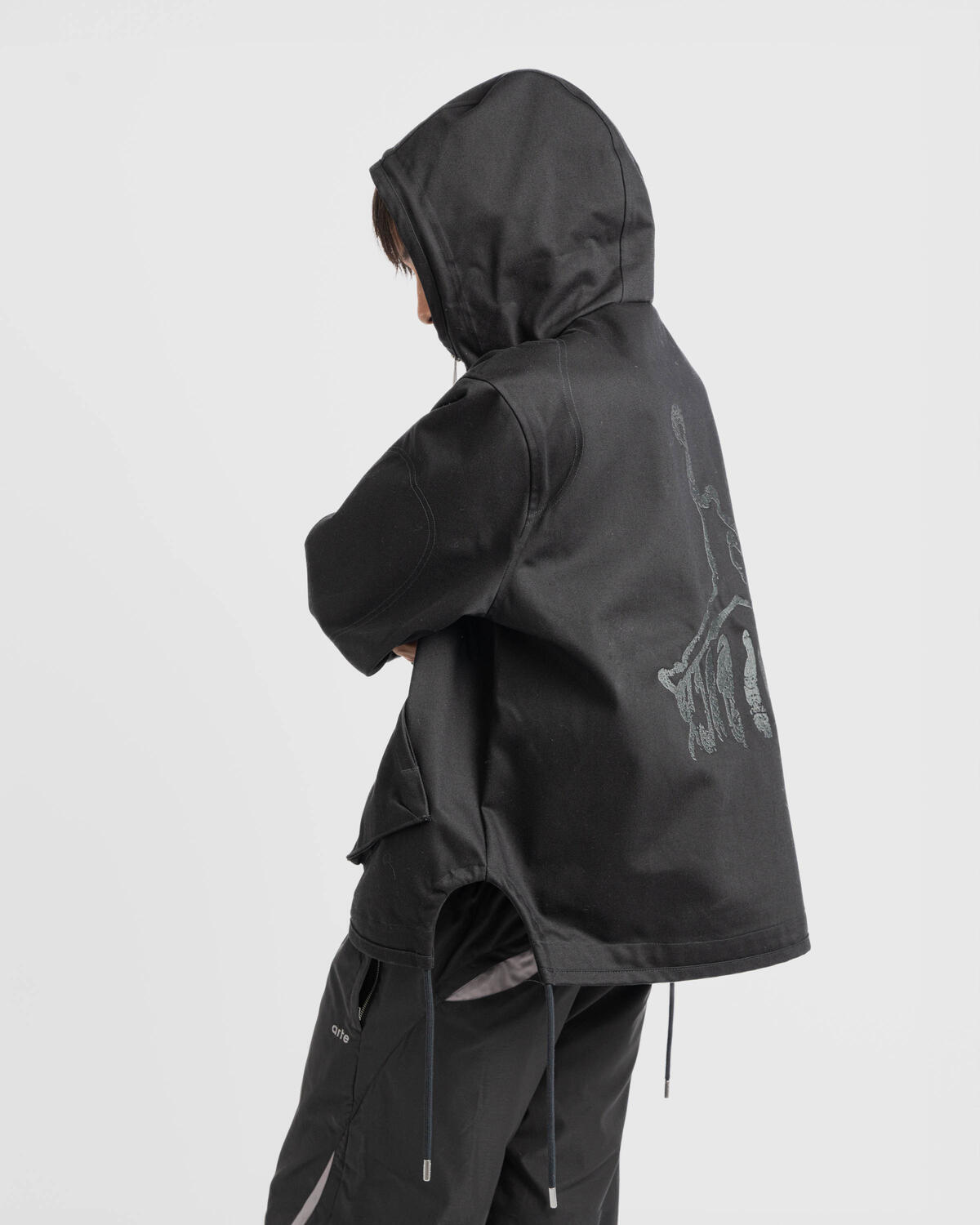 Jordan Travis Scott Half-Zip Jacket Black - Image 10