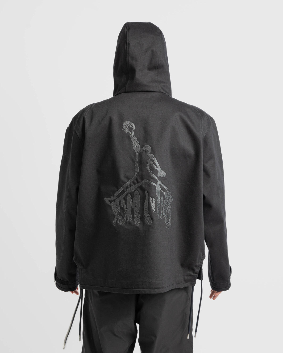 Jordan Travis Scott Half-Zip Jacket Black - Image 11