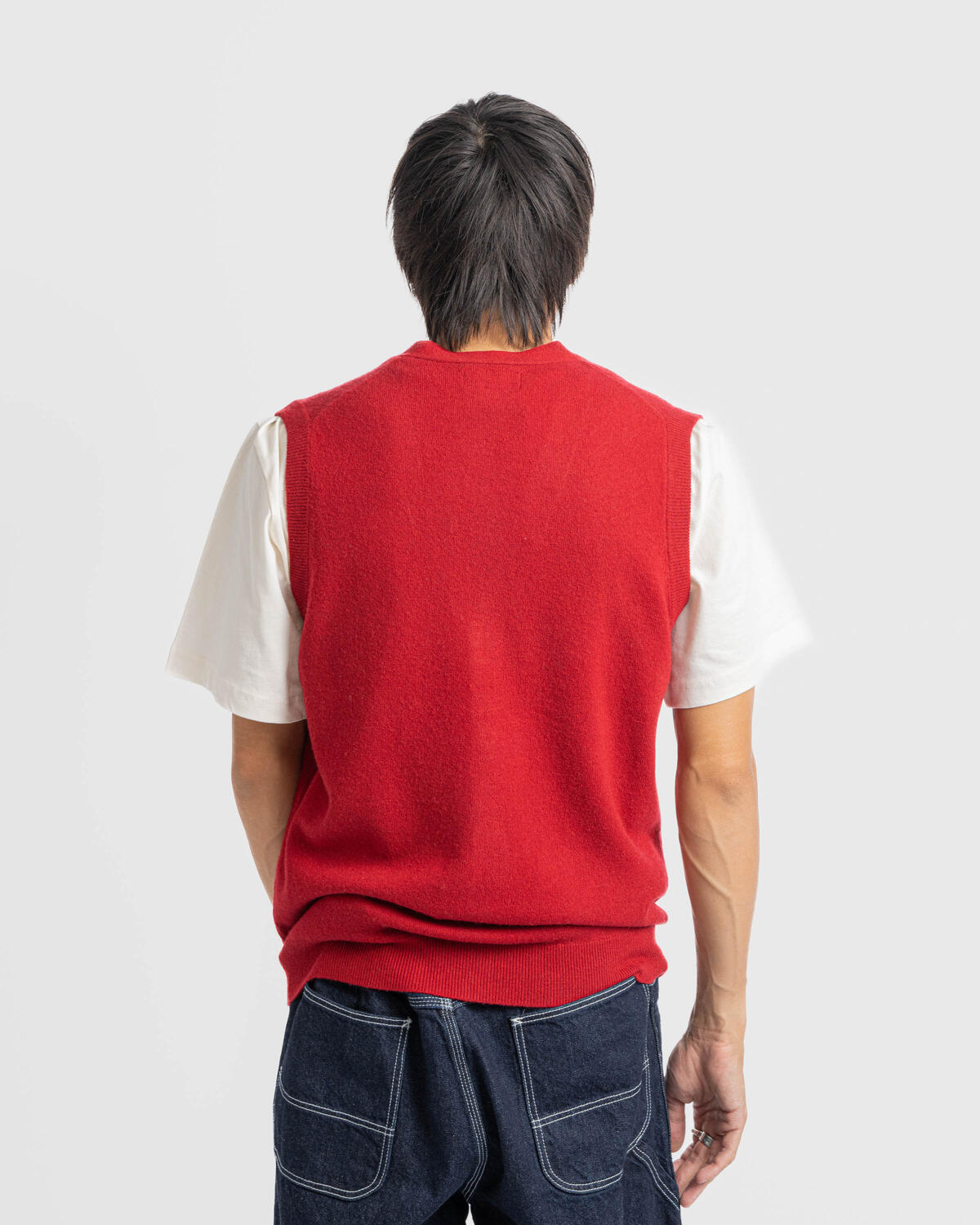 Beamsplus Button Knit Vest Solid - Image 6