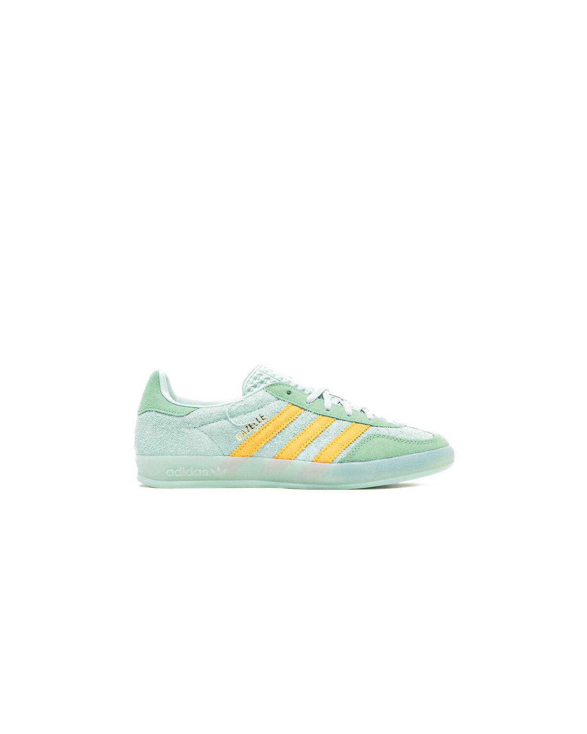 Adidas Gazelle Indoor 'Hazy Green / Preloved Green - Crew Yellow' (Women's) - Image 13