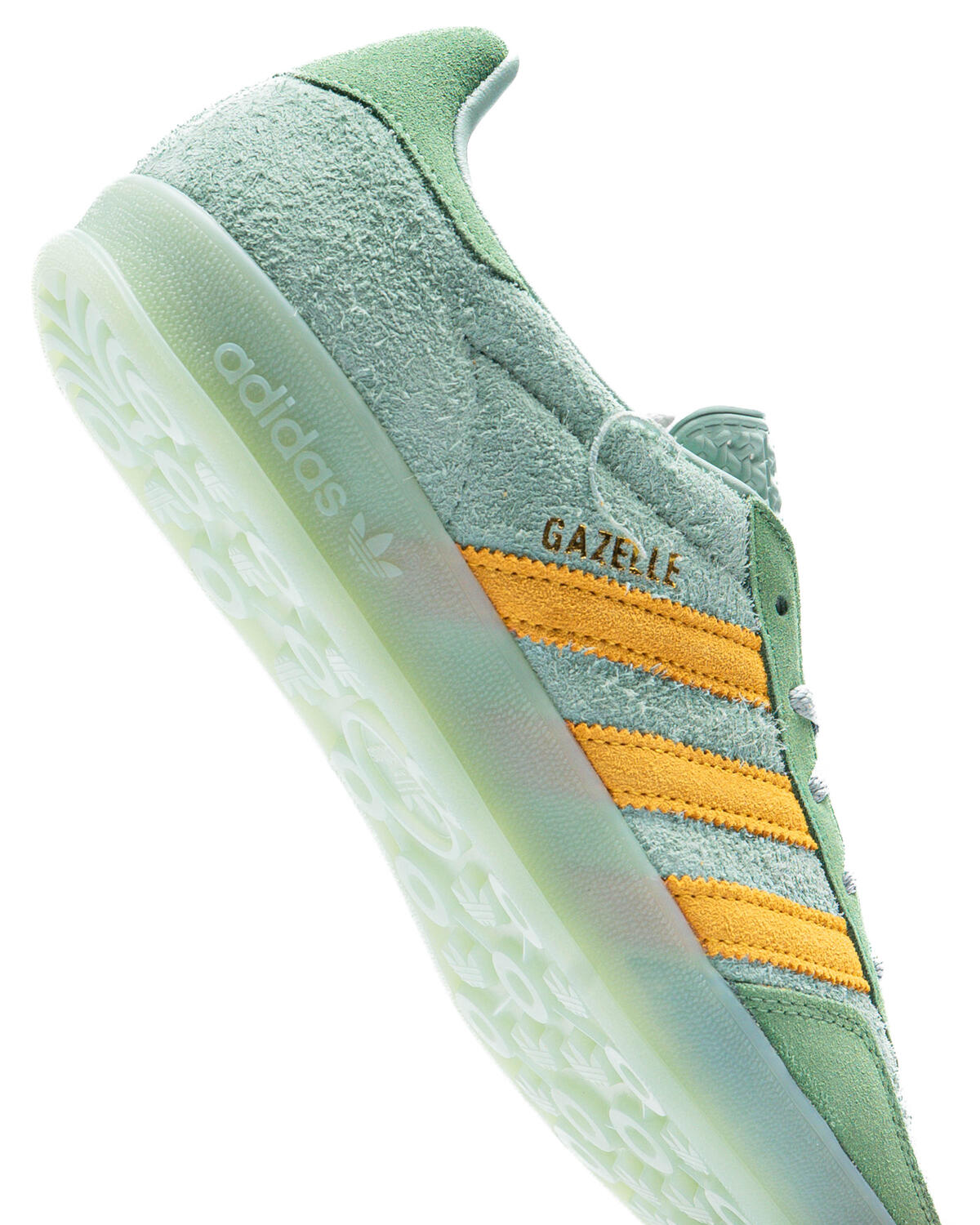 Adidas Gazelle Indoor 'Hazy Green / Preloved Green - Crew Yellow' (Women's) - Image 18