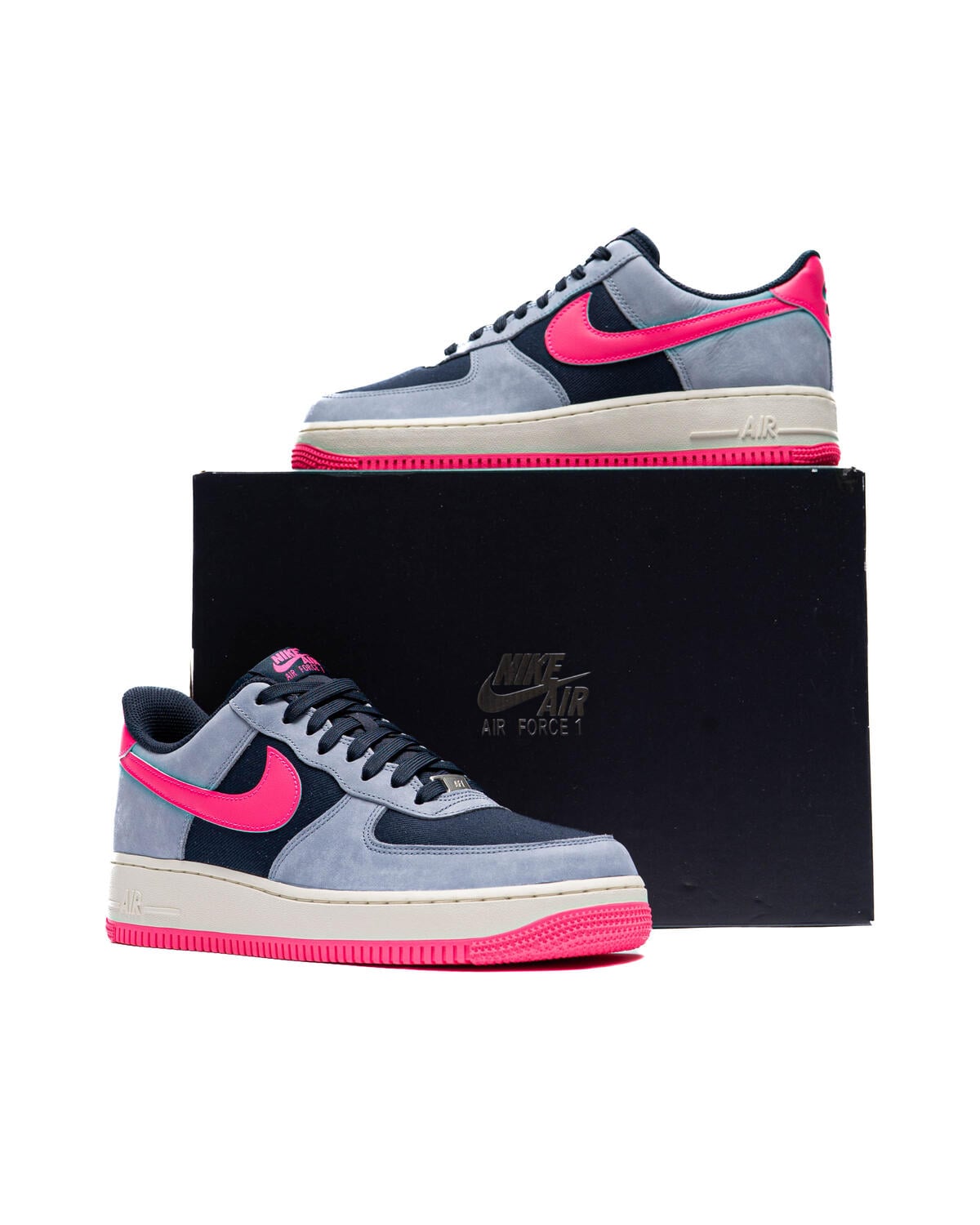 Nike Air Force 1 \'07 LX Dark Obsidian Pink Blast FB8876-401 Men 7.5 / Women 9 Nike Air Force 1  main image 4
