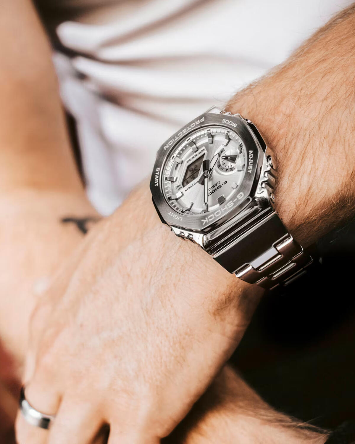 Casio G-Shock GM-2110D-7AER (Silber) (Women's) - Image 4