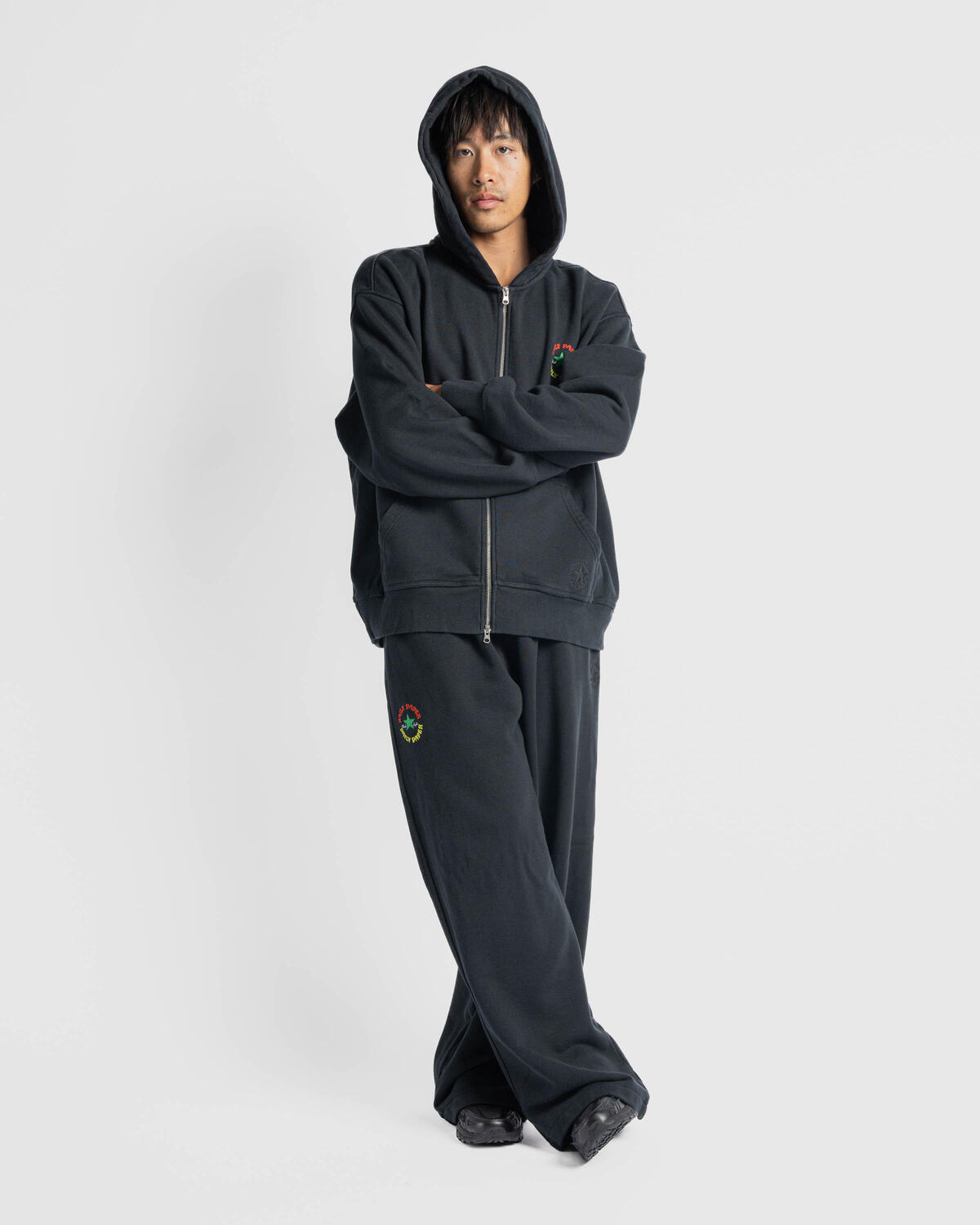 Converse Daily Paper Zip Up Hoodie - Image 3