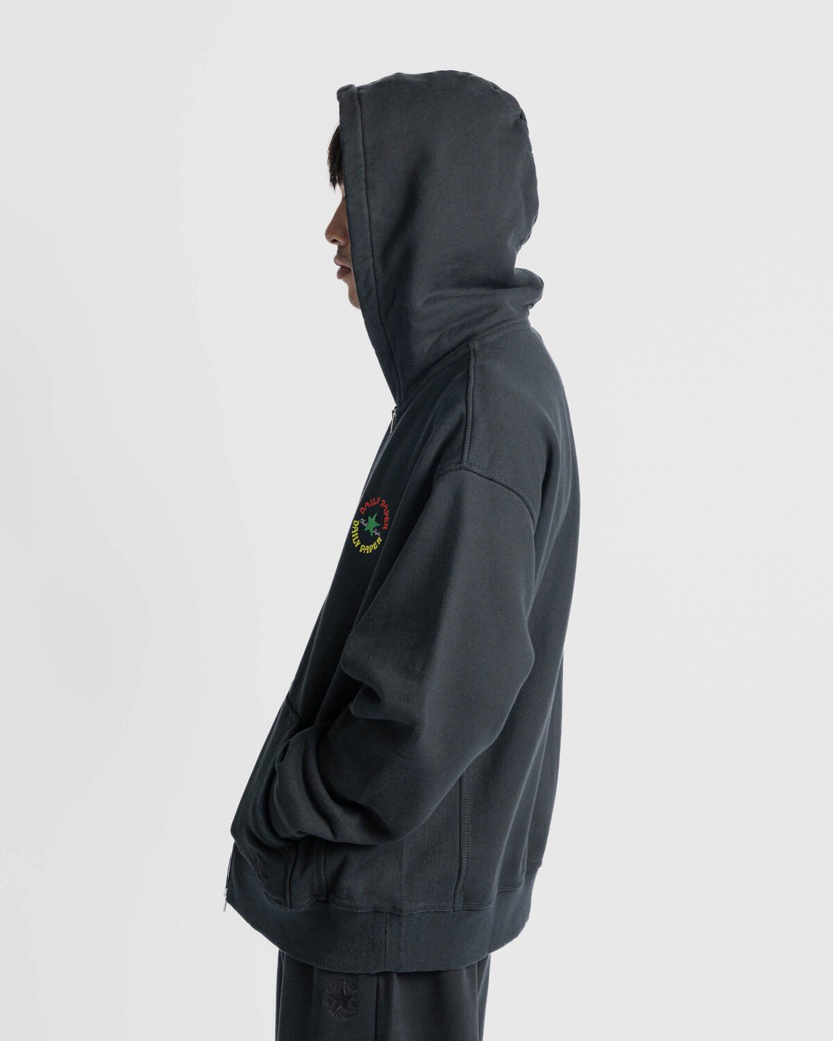 Converse Daily Paper Zip Up Hoodie - Image 5