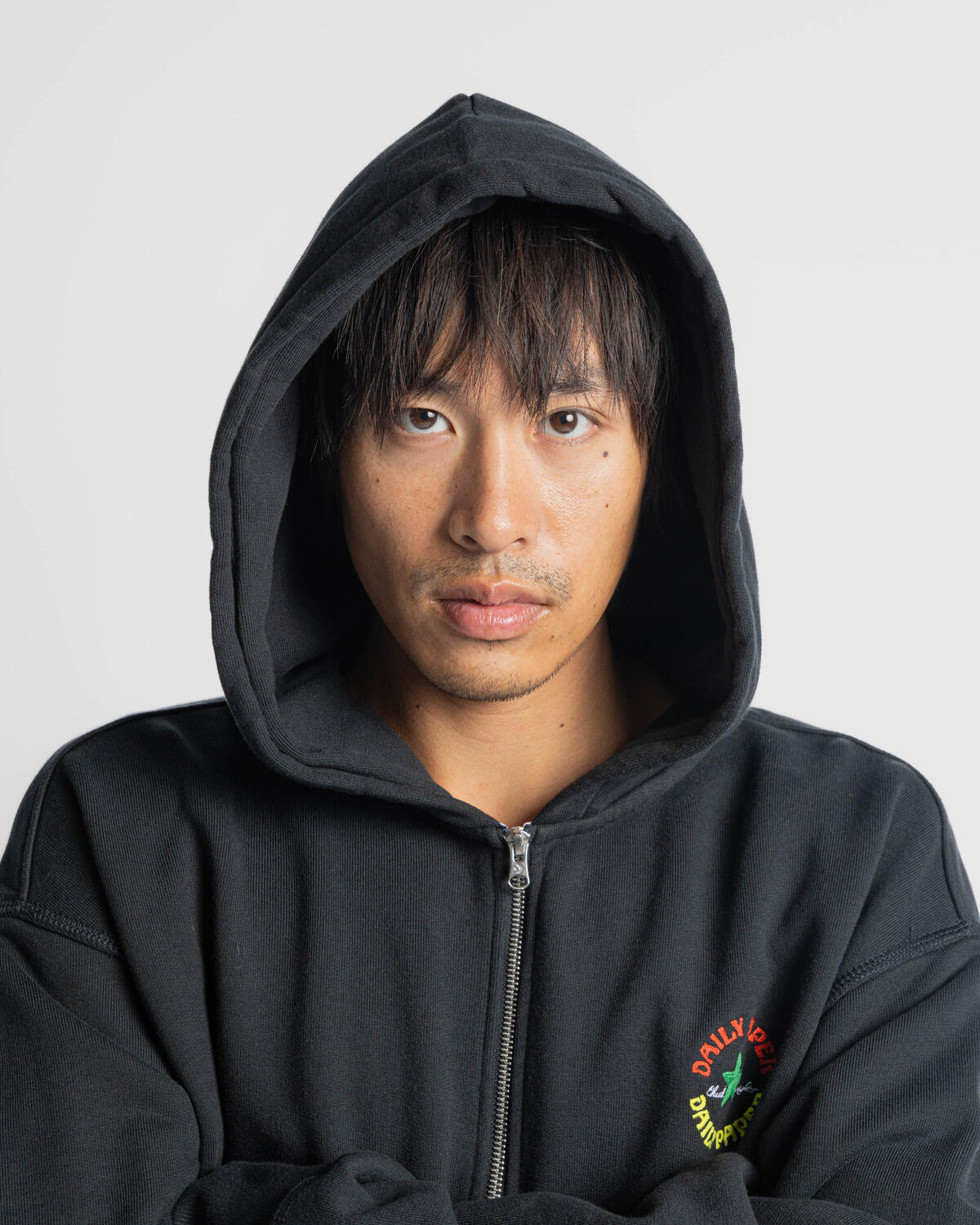 Converse Daily Paper Zip Up Hoodie - Image 7