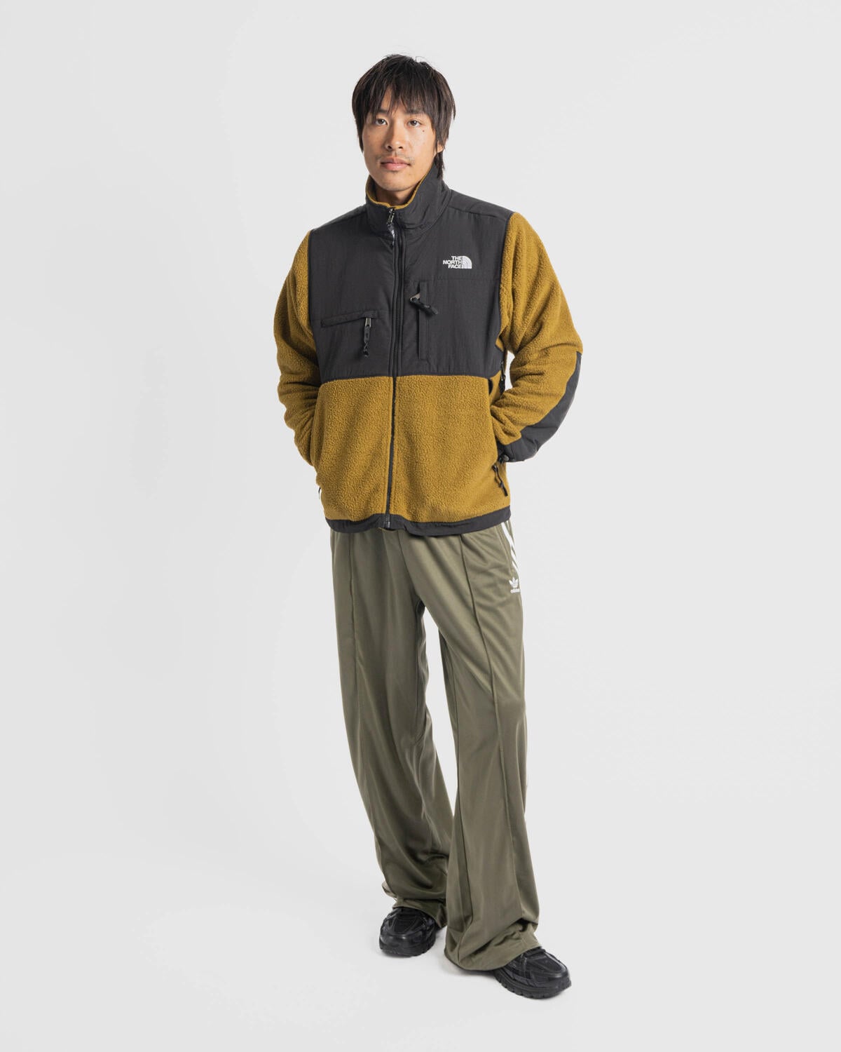 The North Face M Retro Denali Jacket Moss Green/TNF Black - Image 3