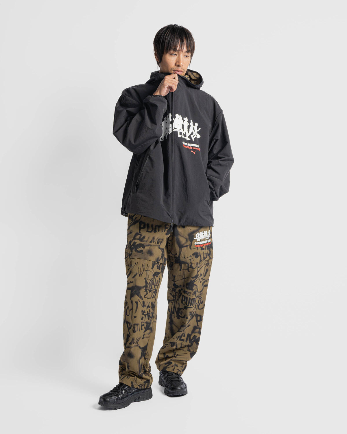 Puma x Lmc Reversible x LMC AOP Reversible Jacket - Green - Image 3