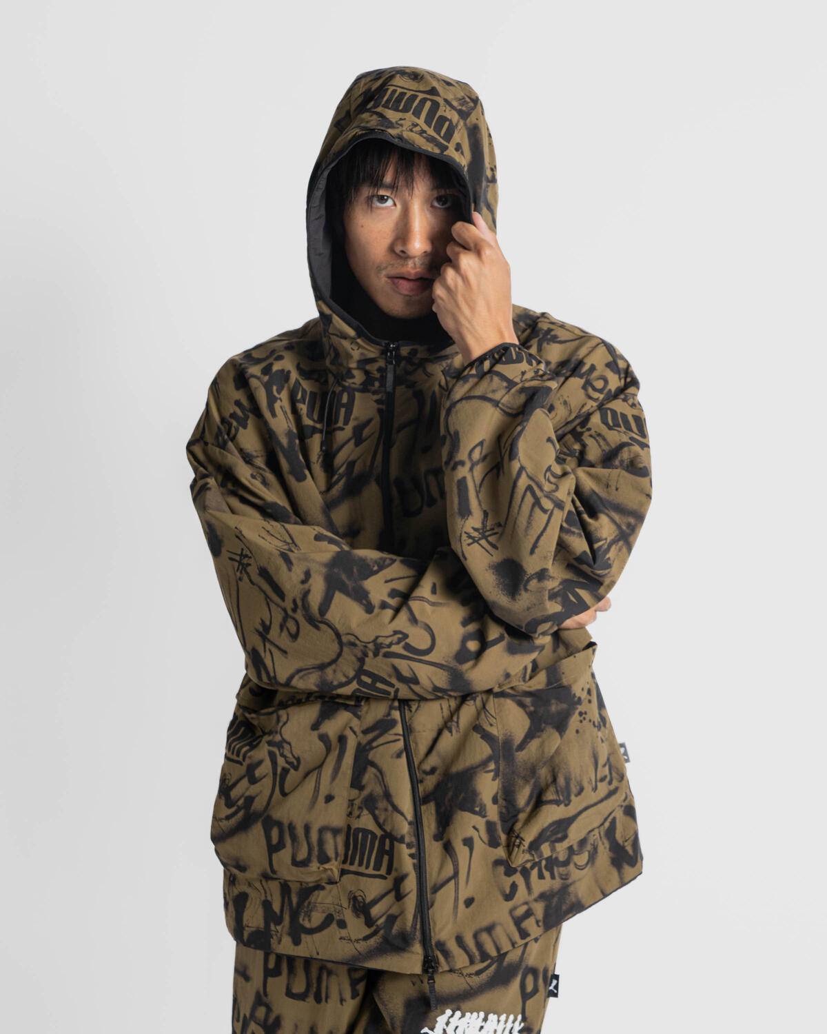 Puma x Lmc Reversible x LMC AOP Reversible Jacket - Green - Image 7