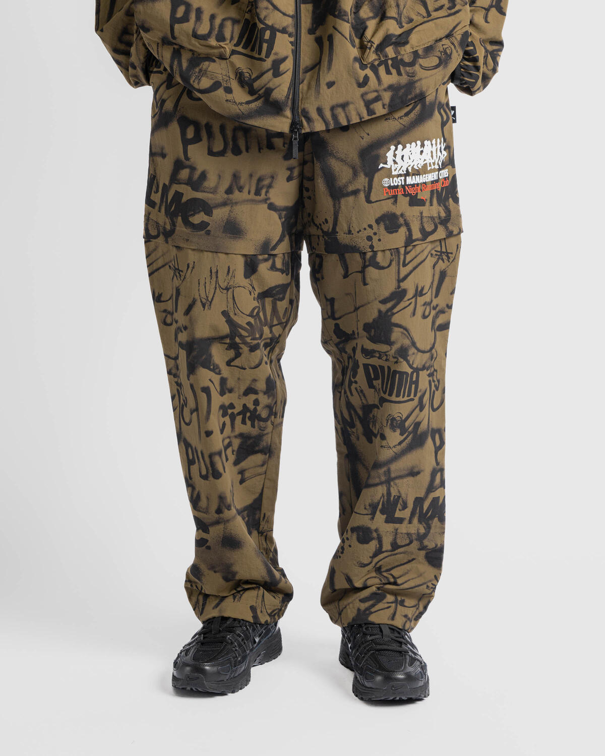 Puma x Lost Management Cities All x LMC AOP Pants - Green - Image 15