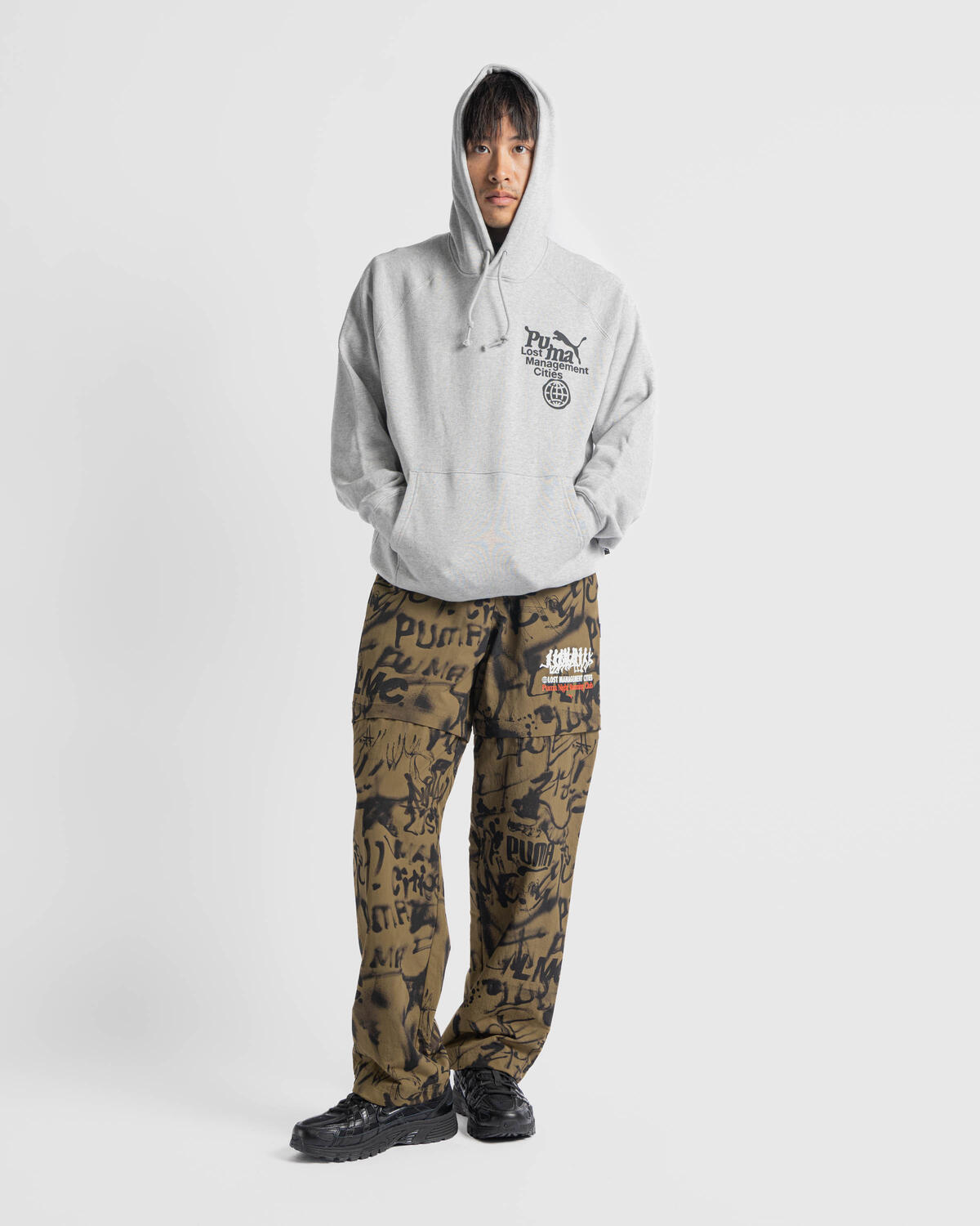 Puma x LMC Hoodie Grey - Image 3