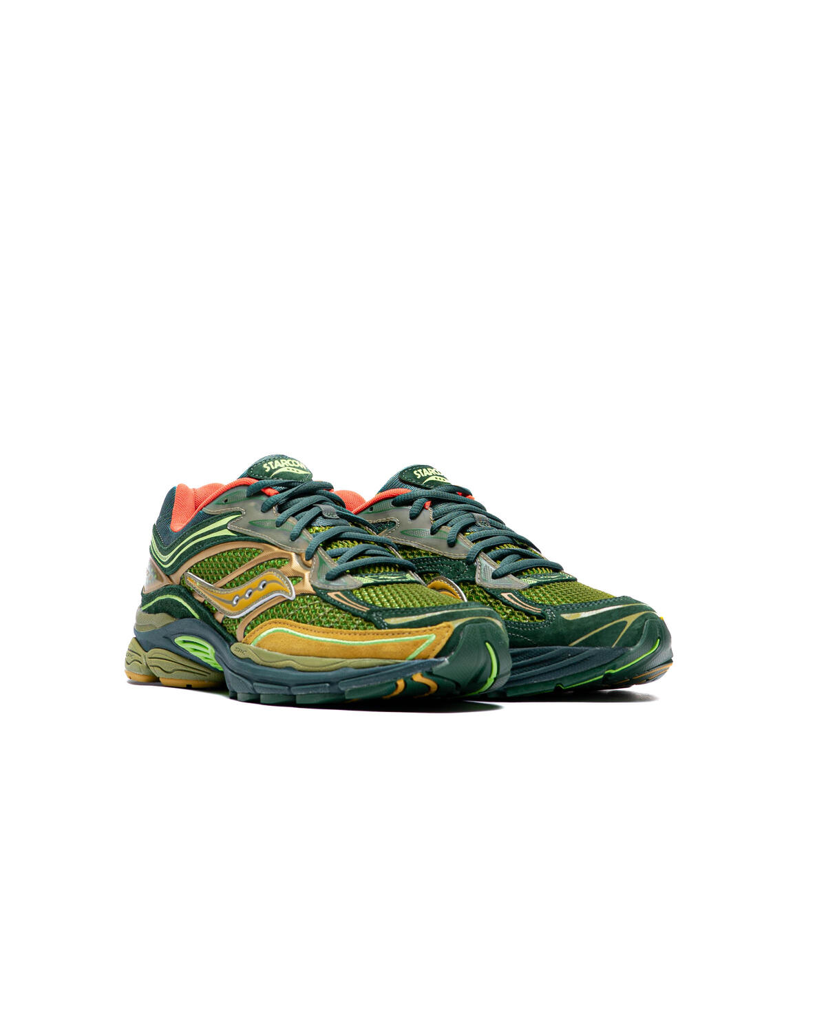 Saucony x Starcow Progrid OMNI 9 x Starcow GRID OMNI 9 Green/Orange - Image 21