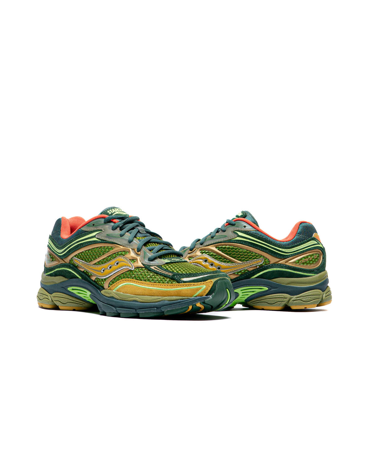 Saucony x Starcow Progrid OMNI 9 x Starcow GRID OMNI 9 Green/Orange - Image 23