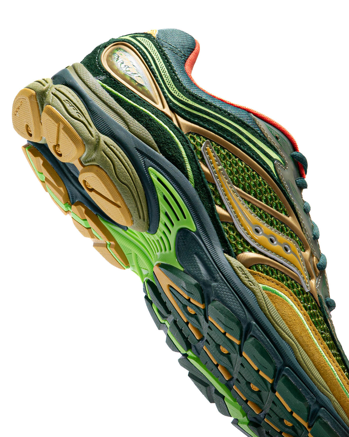 Saucony x Starcow Progrid OMNI 9 x Starcow GRID OMNI 9 Green/Orange - Image 25