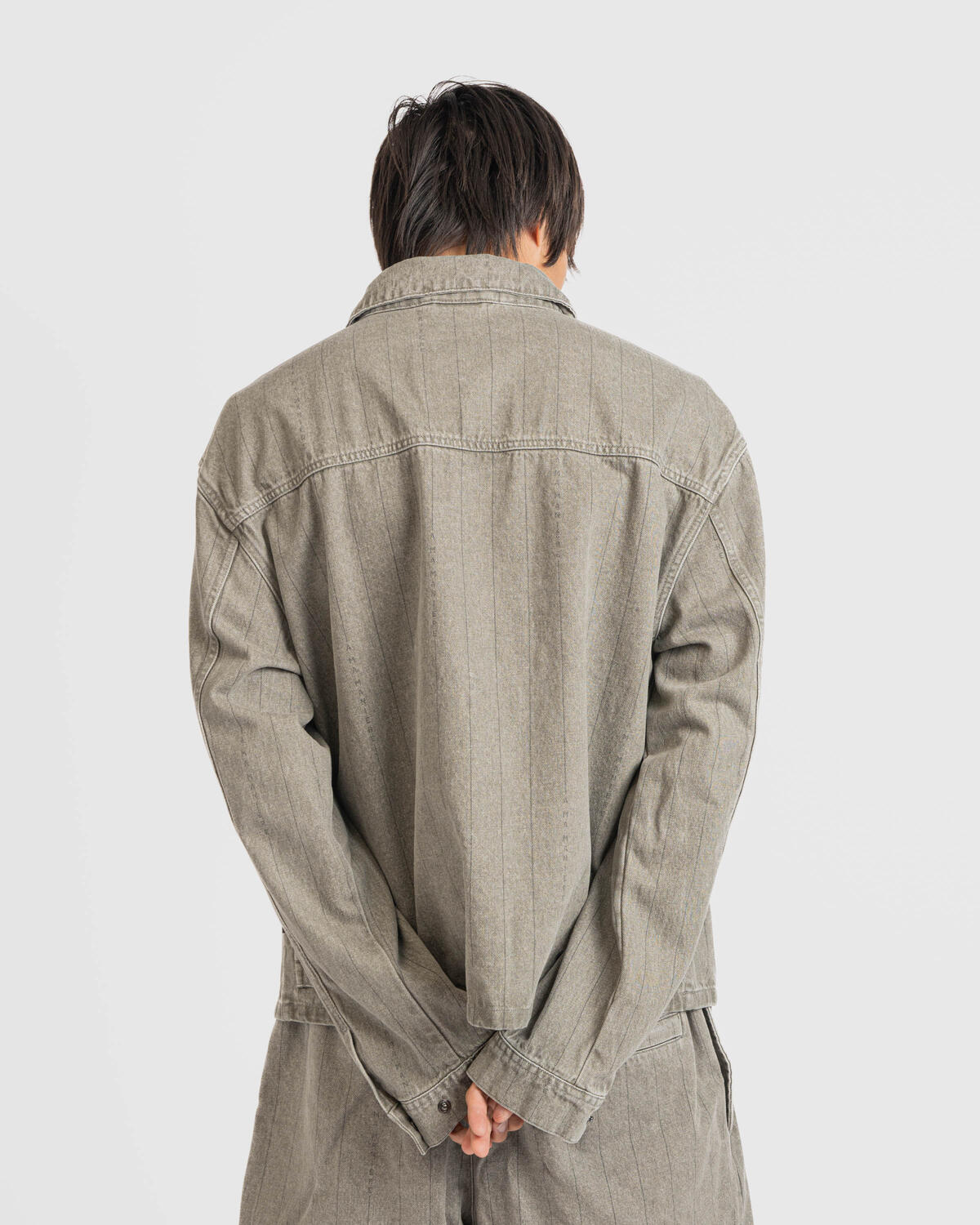 Jordan Brand A Ma Maniére Denim Jacket Grey - Image 6