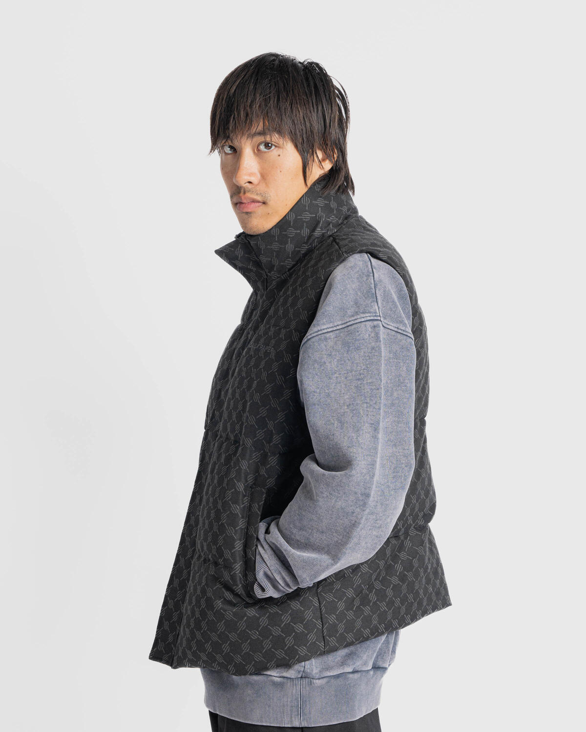Daily Paper Pondo Cotton Monogram Bodywarmer - Image 5