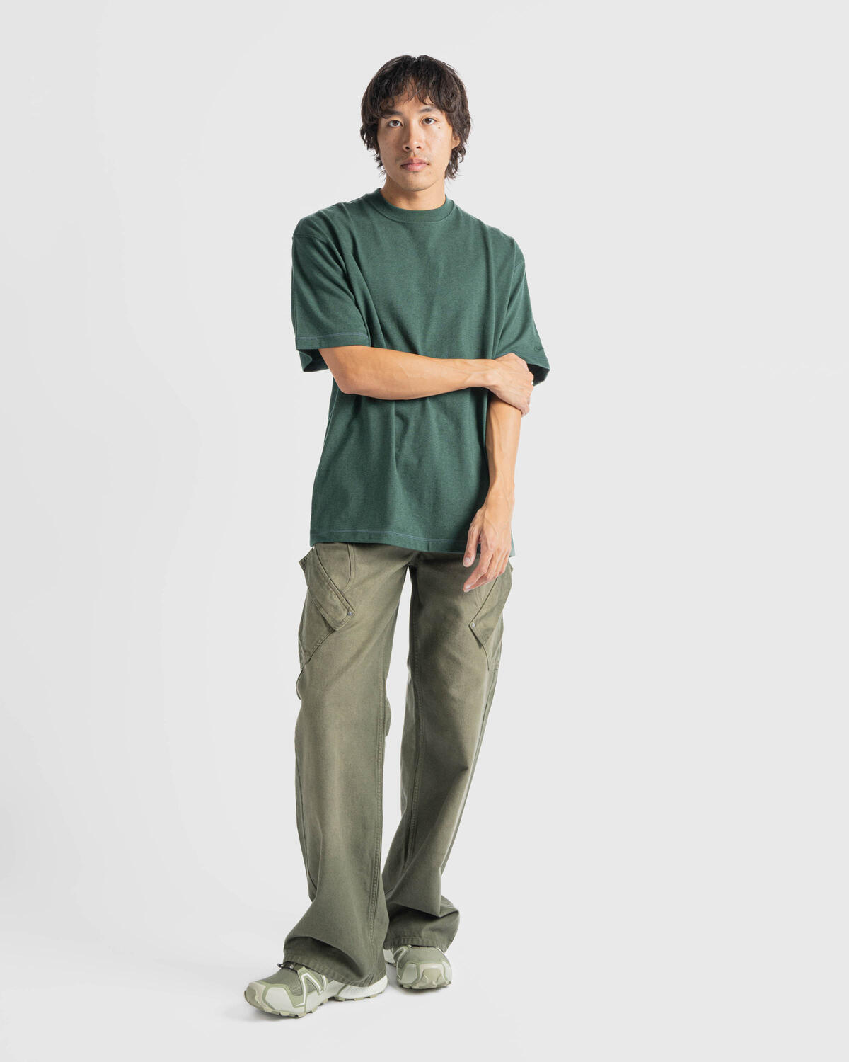 Nike Wool Classics SS T-Shirt Pro Green - Image 10