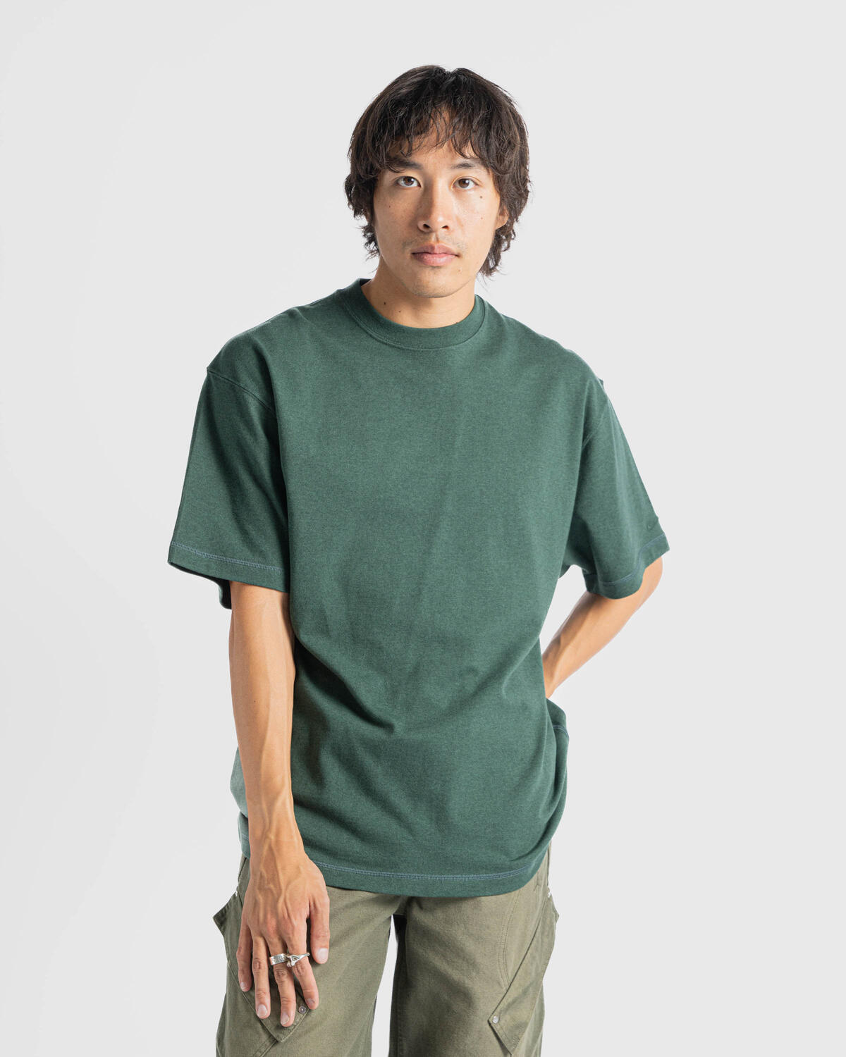 Nike Wool Classics SS T-Shirt Pro Green - Image 11