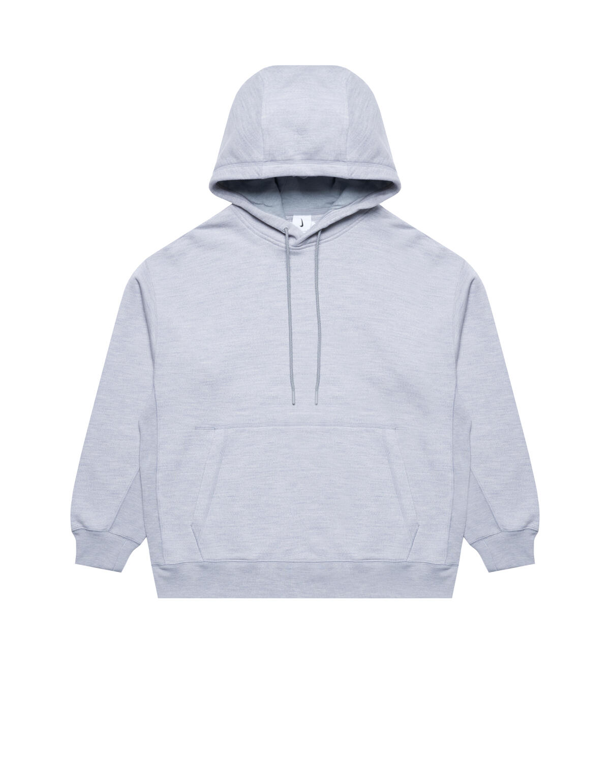 Nike Wool Classics Hoodie Matte Silver/Heather Grey - Image 10