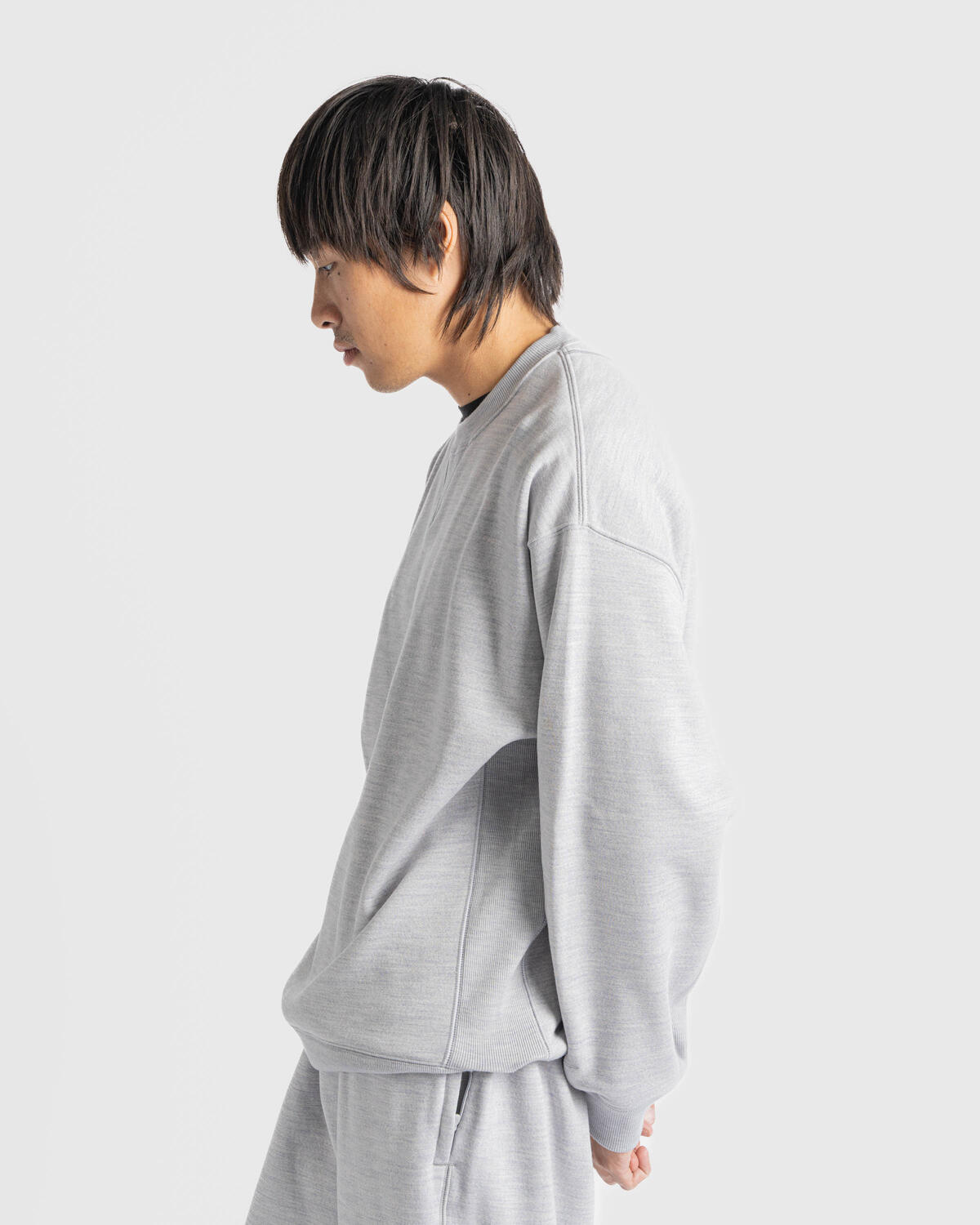 Nike Wool Classics Crew Matte Silver/Heather Grey - Image 14