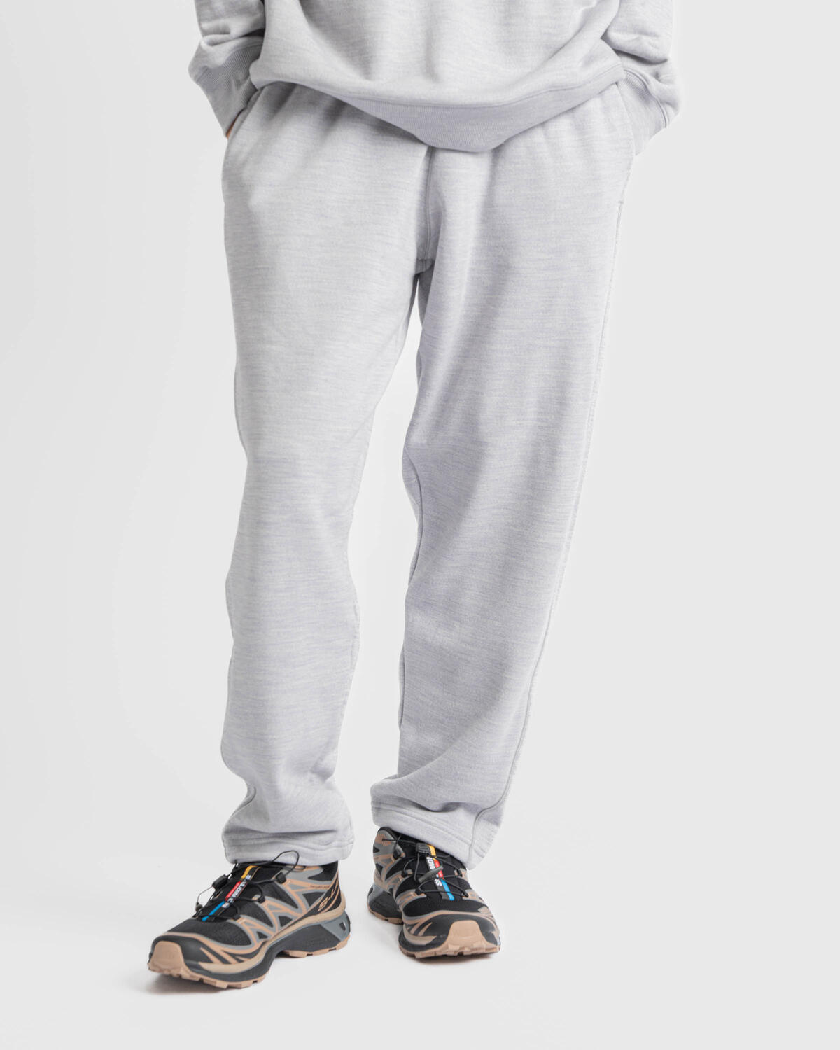 Nike Wool Classics Fleece Pant Open Hem - Matte Silver - Image 9