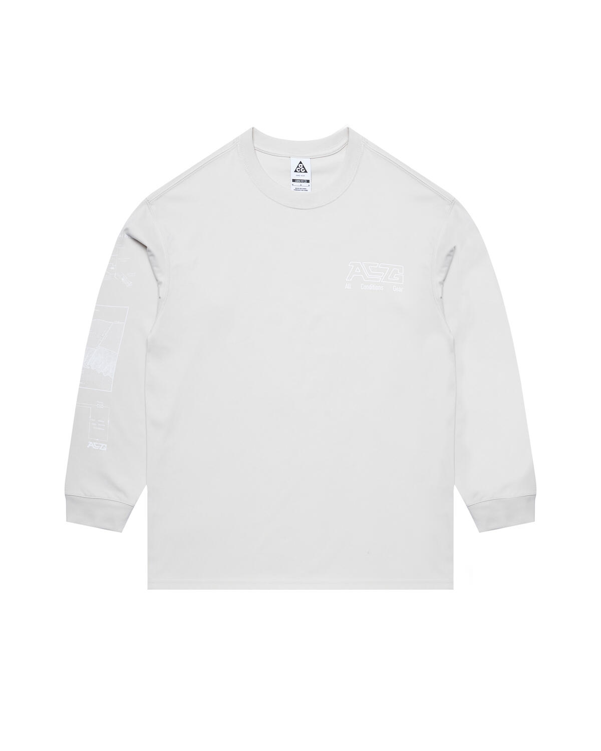 Nike ACG Light Brown Long-Sleeve T-Shirt - Image 5