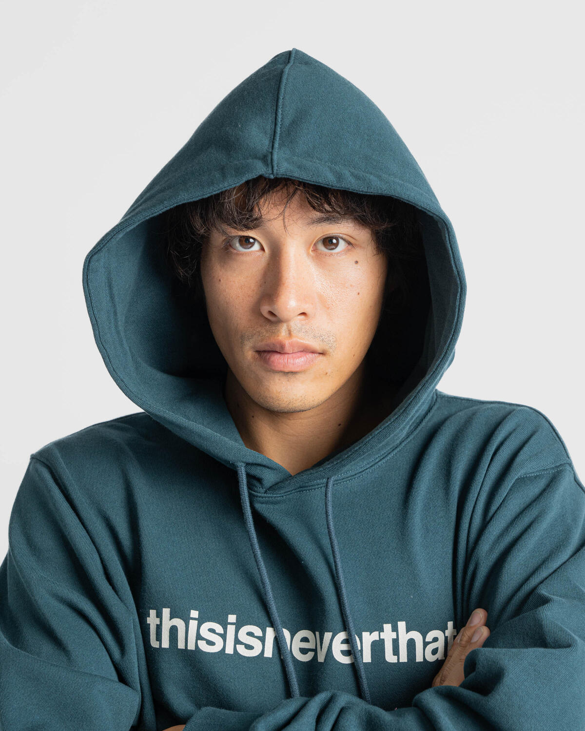 thisisneverthat T-Logo LT Hoodie | TN243TSWHO02-SGR | AFEW STORE