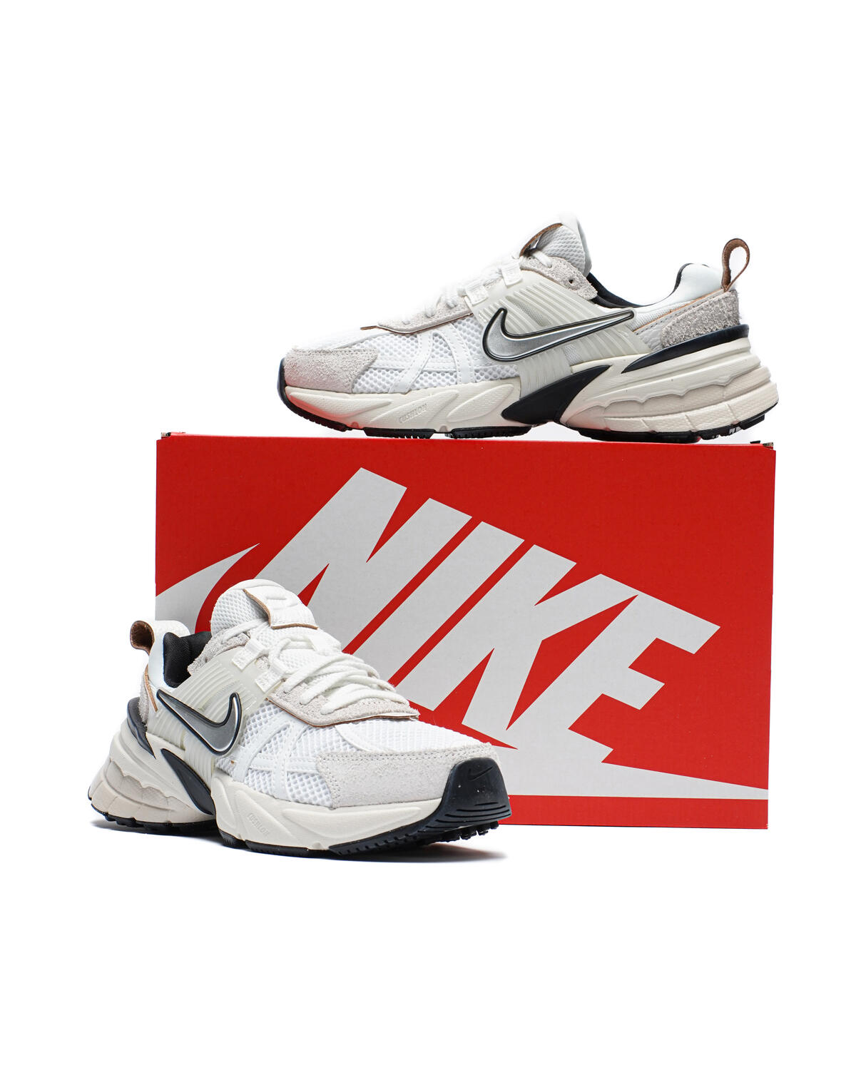 Nike V2K Run Summit White / Chrome White (Women's) - Image 11