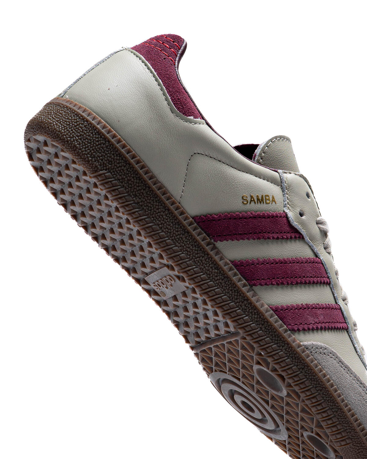 Adidas Samba OG Putty Grey / Maroon - Image 15