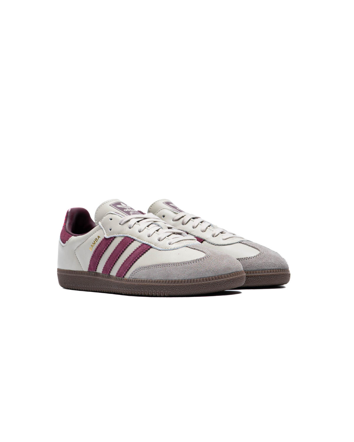 Adidas Samba OG Putty Grey / Maroon - Image 16