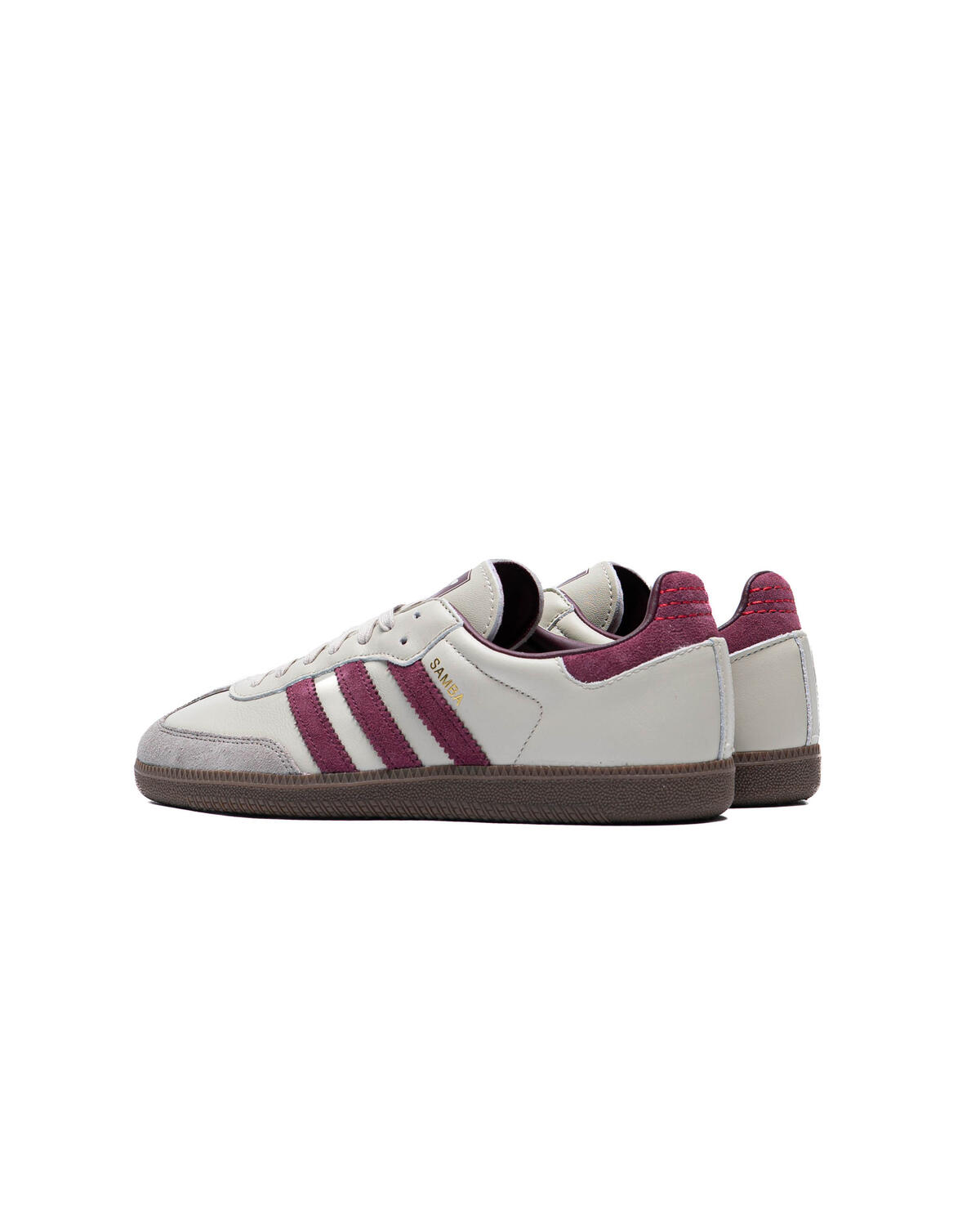 Adidas Samba OG Putty Grey / Maroon - Image 17