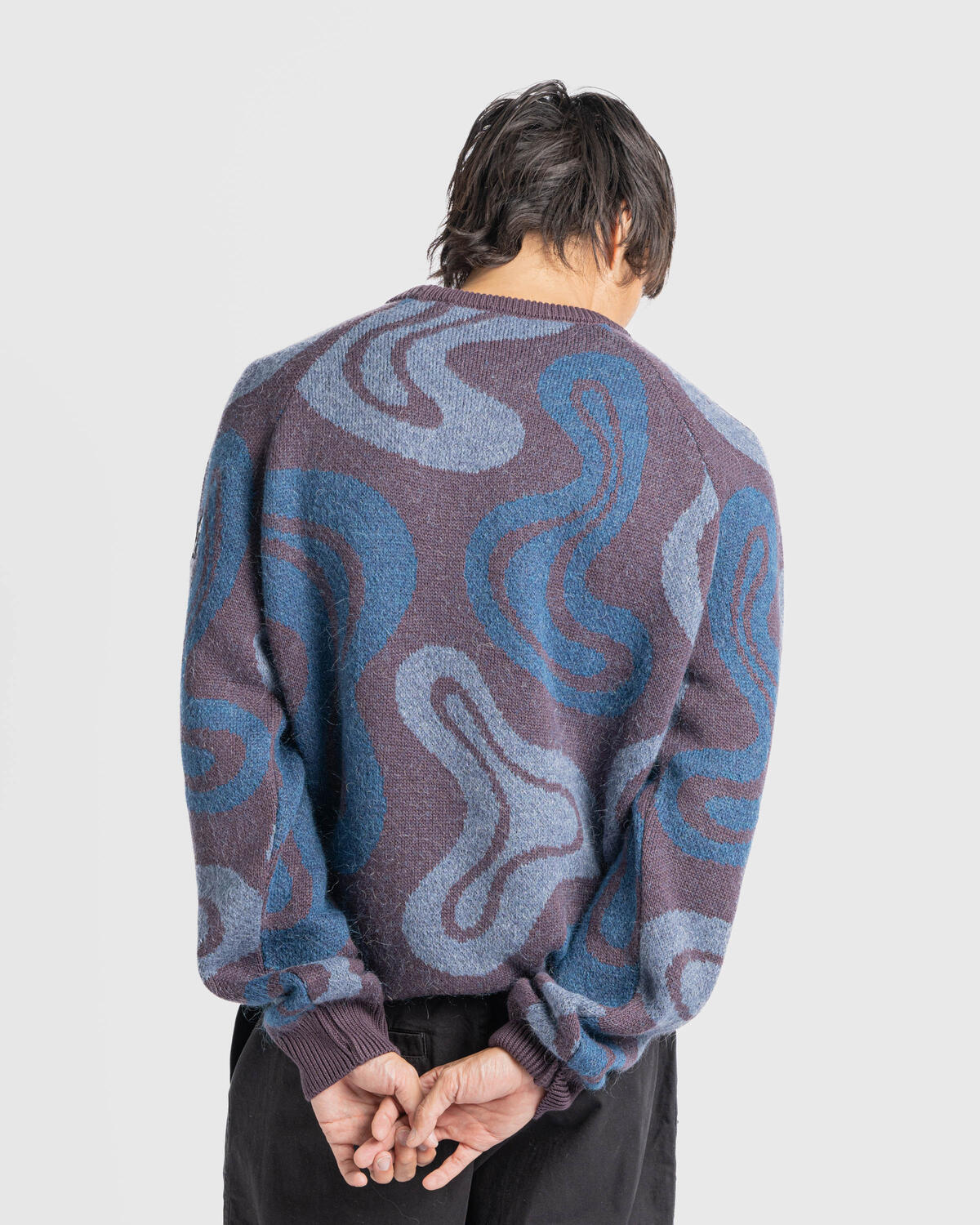 By Parra Stupid Lava Lamp Knitted Pullover Dark Mahogany - Image 6