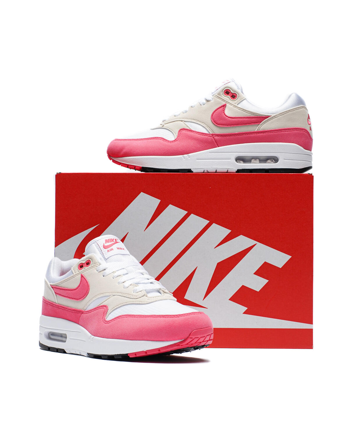 Nike Air Max 1 Blanc / Rose Aster - LT Orewood Brn - Noir (Women's) - Image 13