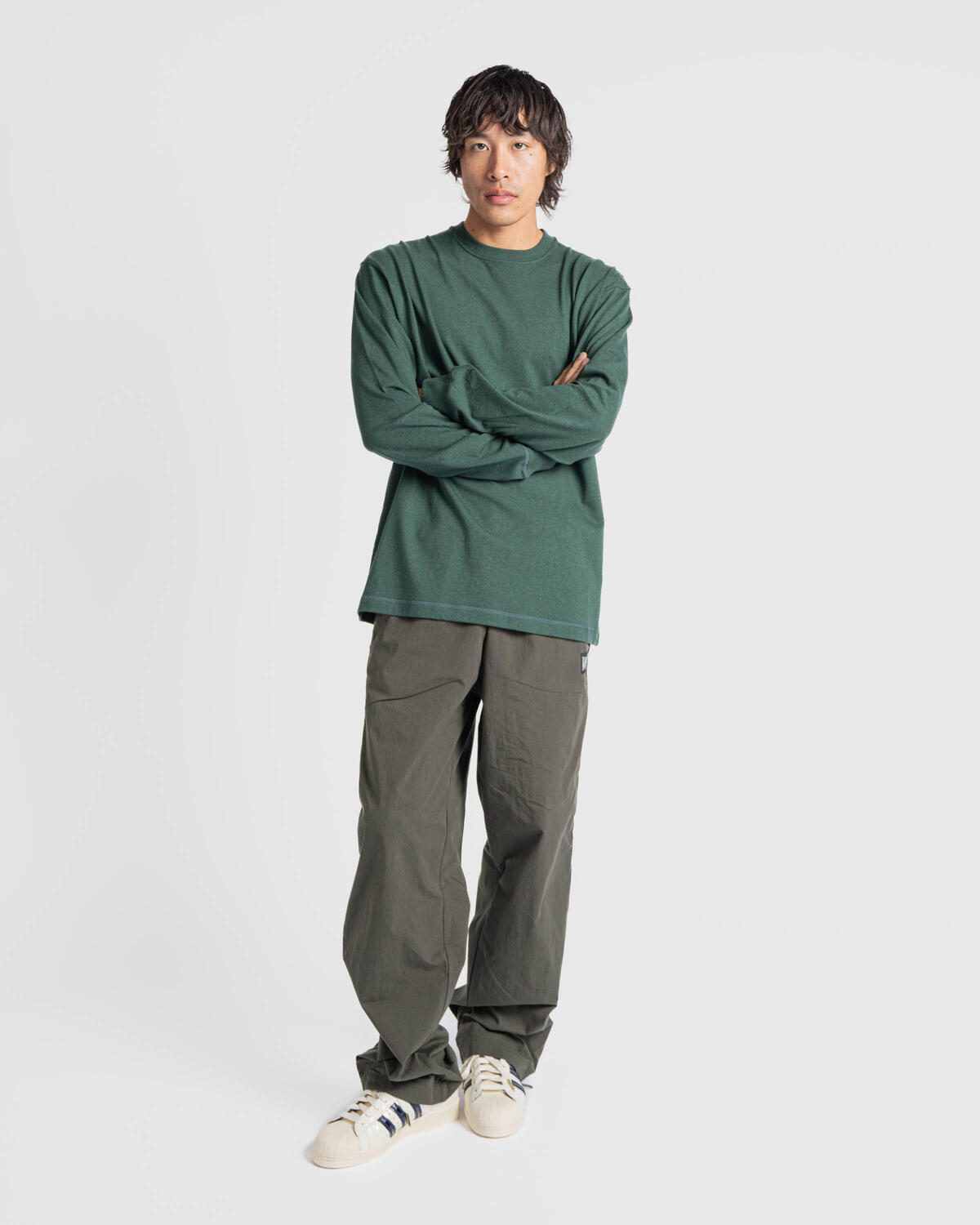 Nike Wool Classics LS T-Shirt Pro Green - Image 6