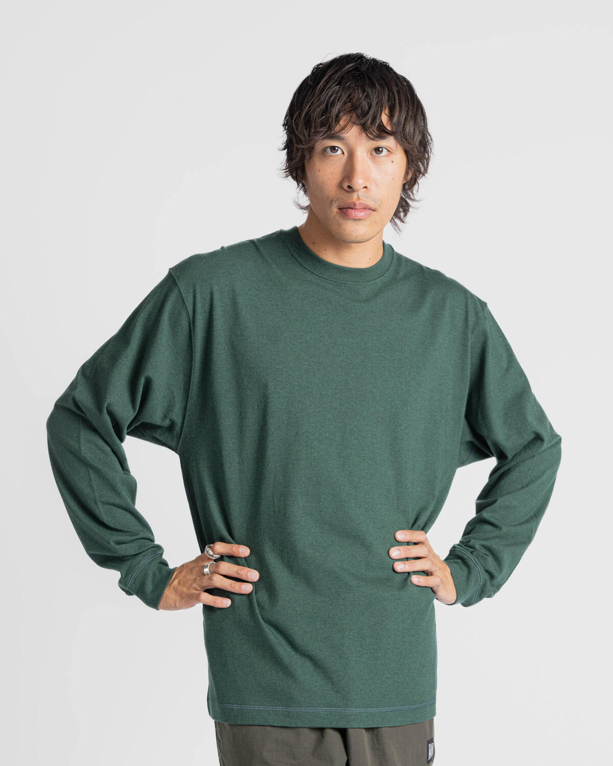 Nike Wool Classics L/S T-Shirt - Pro Green - Image 10