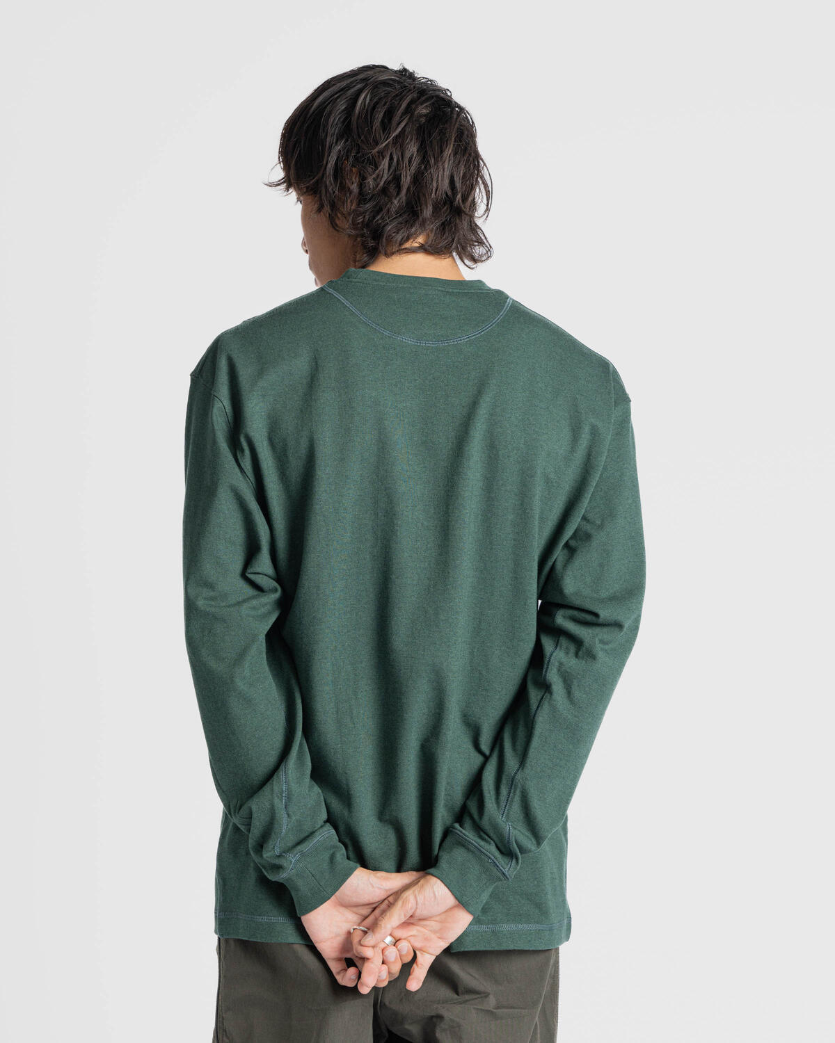 Nike Wool Classics LS T-Shirt Pro Green - Image 9