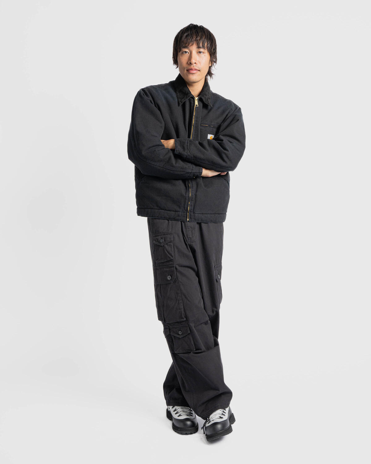 Carhartt WIP Detroit Jacket Black (Women's) - Image 6