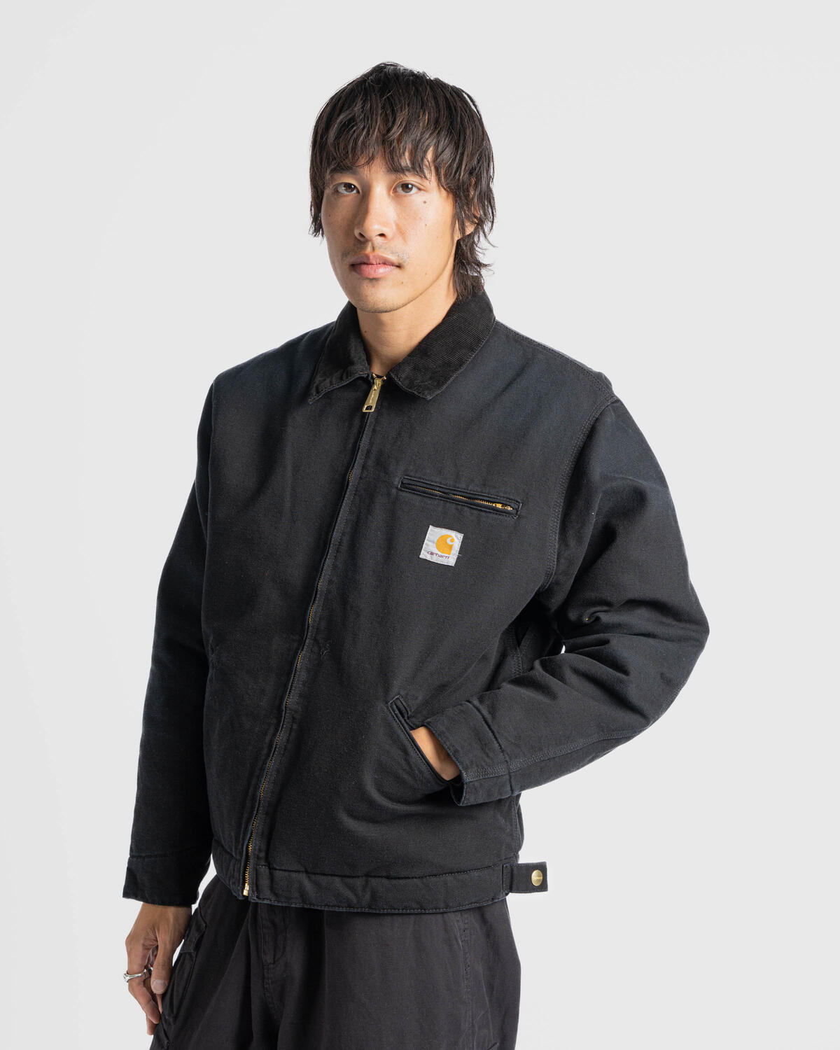 Carhartt WIP Detroit Jacket Black (Women's) - Image 7