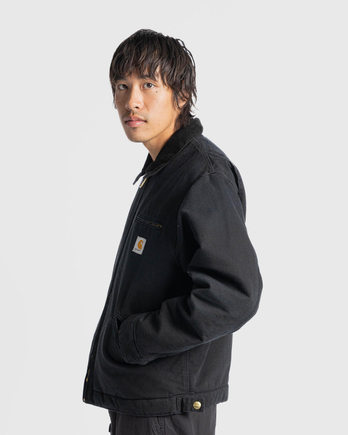Carhartt WIP Detroit Jacket Black (Women's) - Image 8