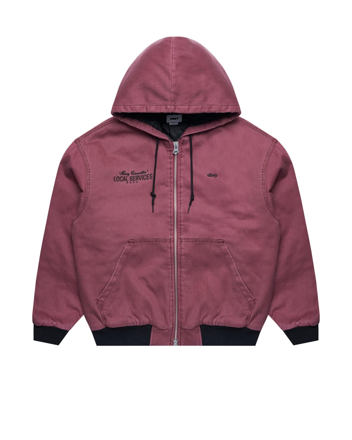Cyclismefsgt31Shops STORE Obey Local service zip up hoodie