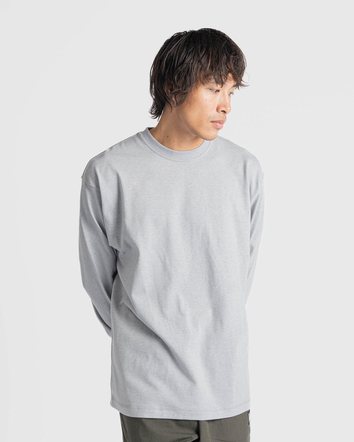 Nike Wool Classics L/S T-Shirt Matte Silver - Image 9