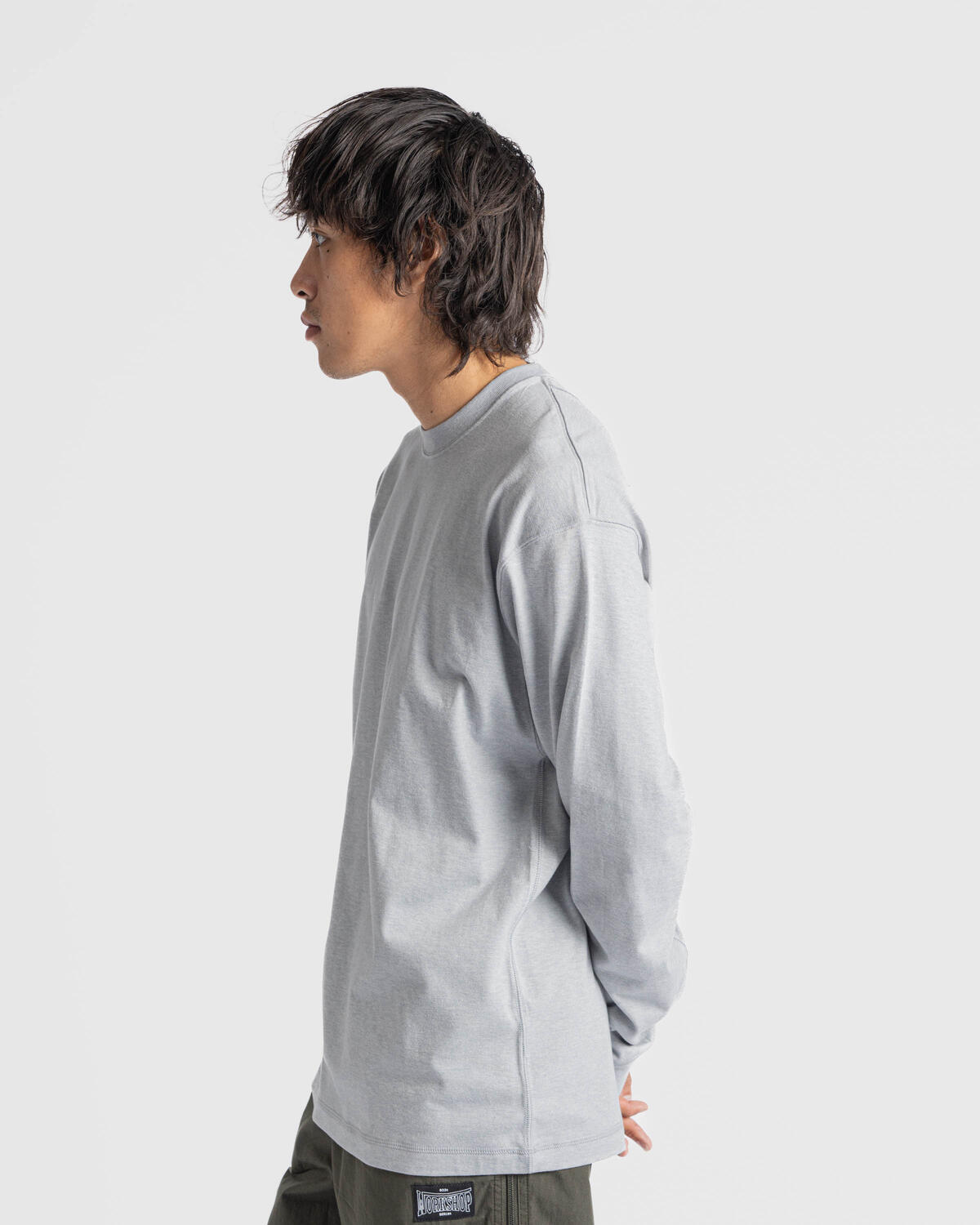 Nike Wool Classics L/S T-Shirt Matte Silver - Image 10