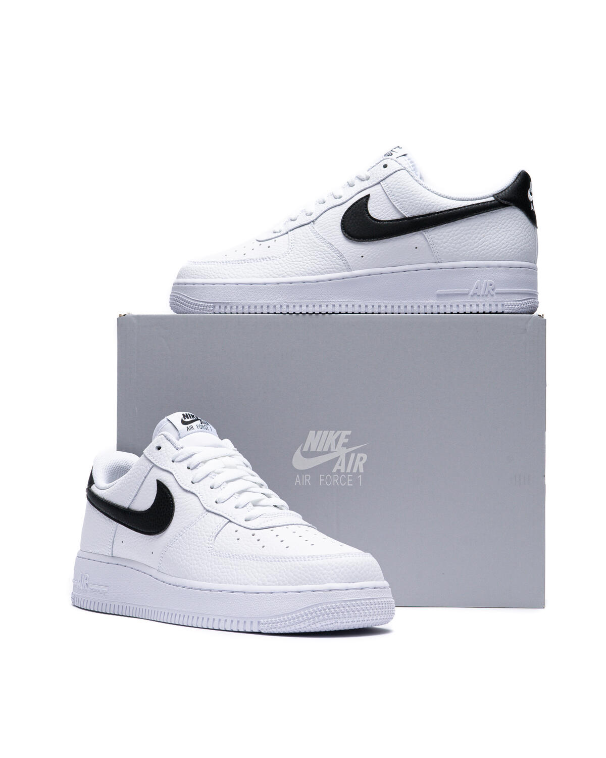 Nike Air Force 1 White / Black - Image 61