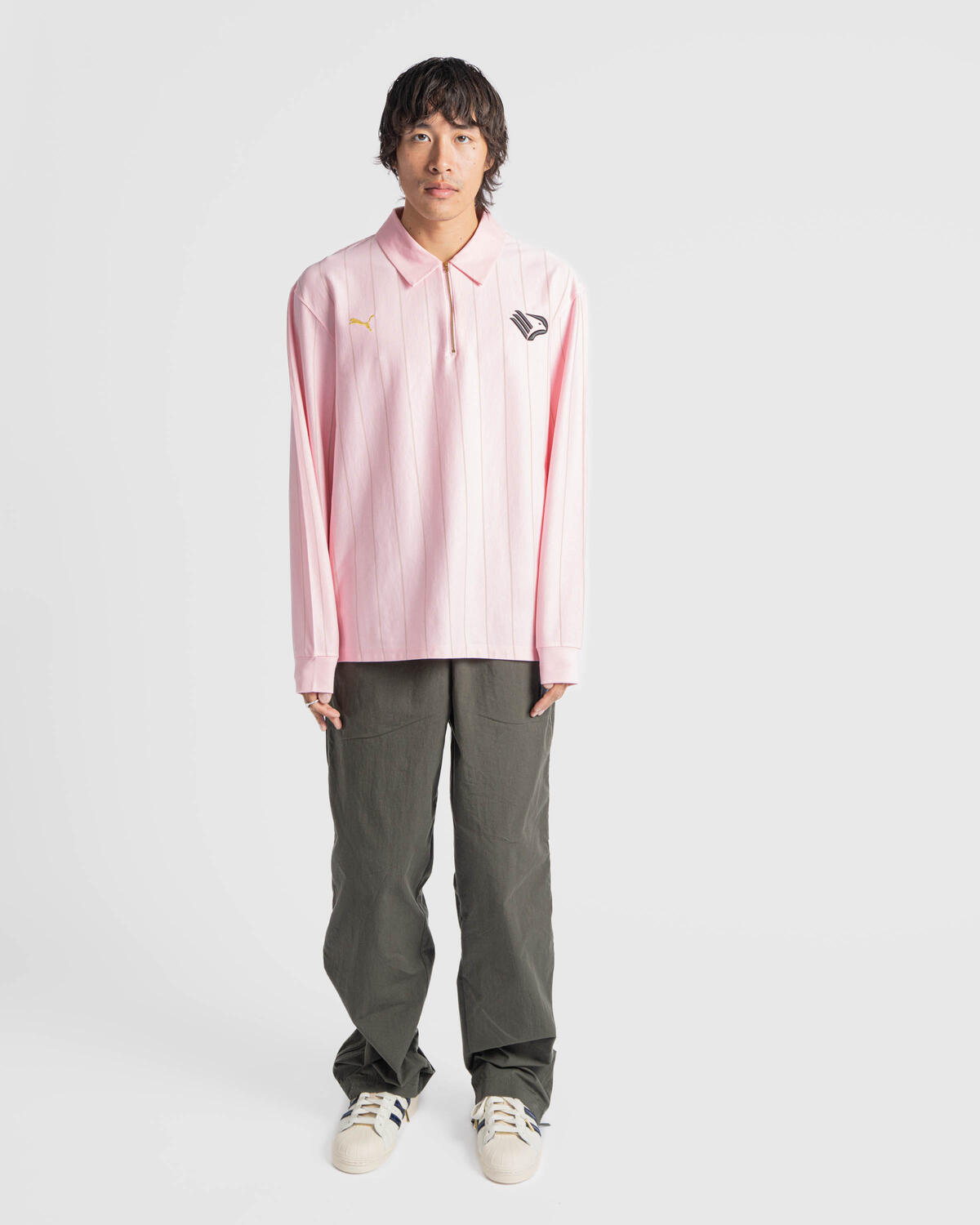 Puma x Palermo F.C x FC Palermo Longsleeve Polo - Image 11