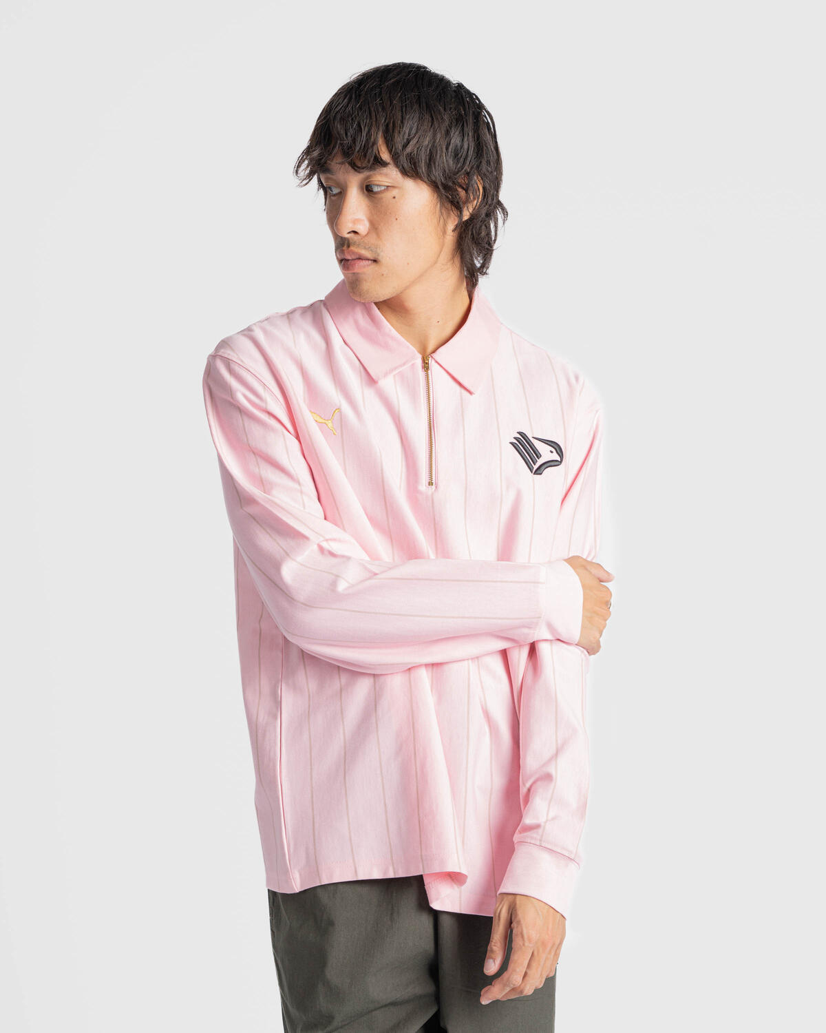 Puma x Palermo F.C x FC Palermo Longsleeve Polo - Image 12